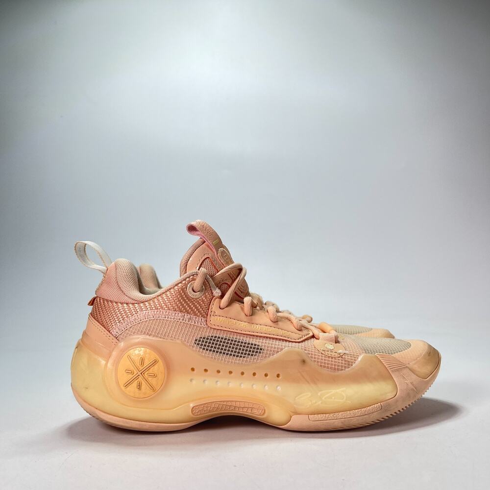 Li-Ning Way of Wade 10 Sweet Orange Low Top Basketball Sneakers Youth Size 6.5